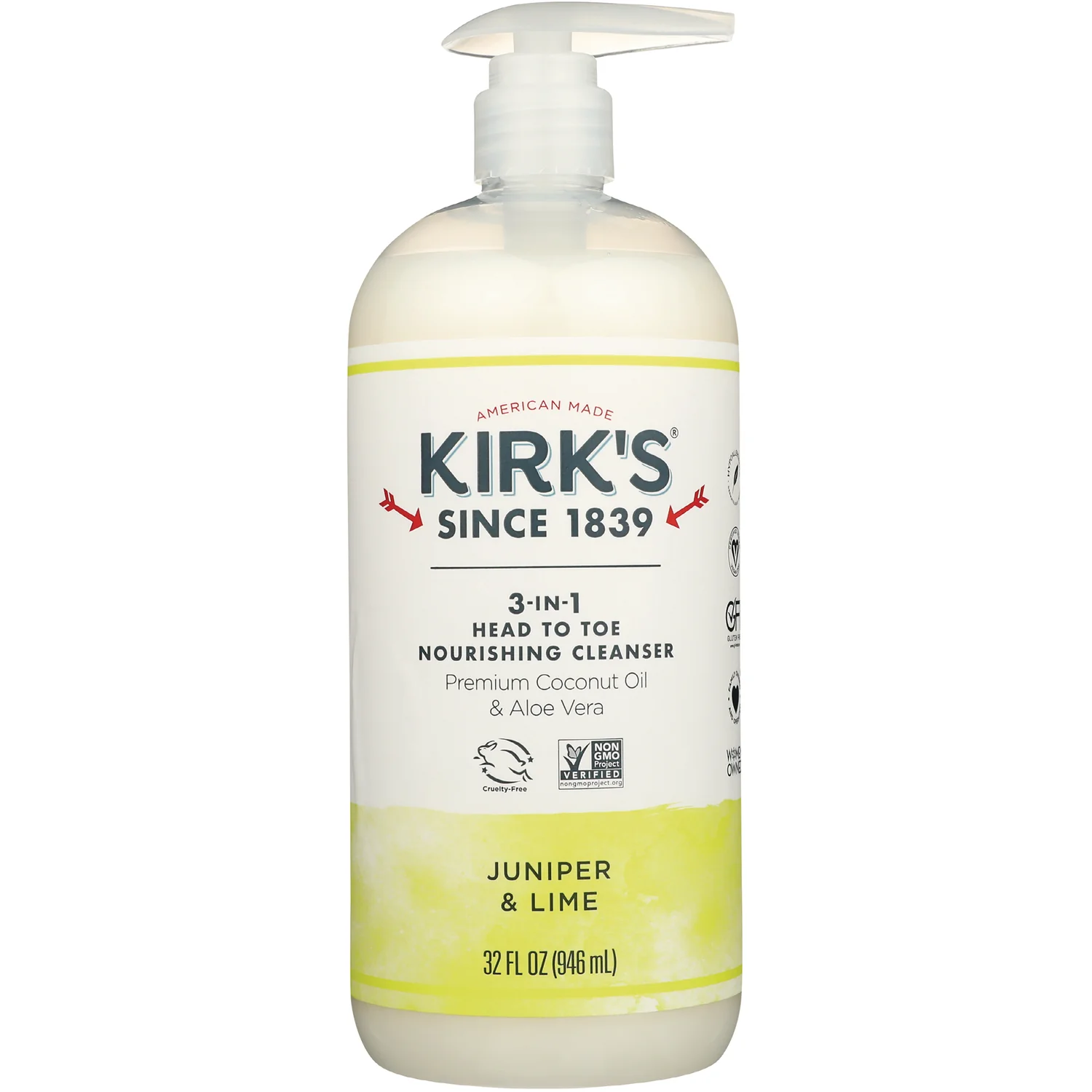 3-in-1 Head to Toe Nourishing Cleanser - Juniper & Lime