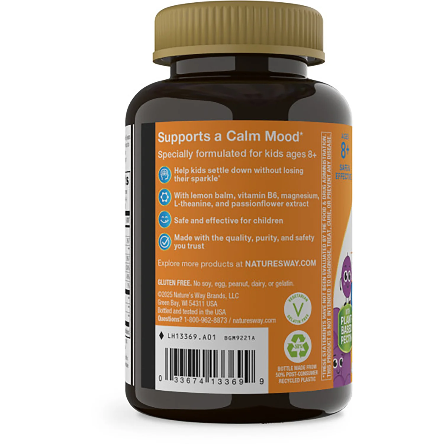 Kids Cool & Calm Gummy - Grape - Image 3