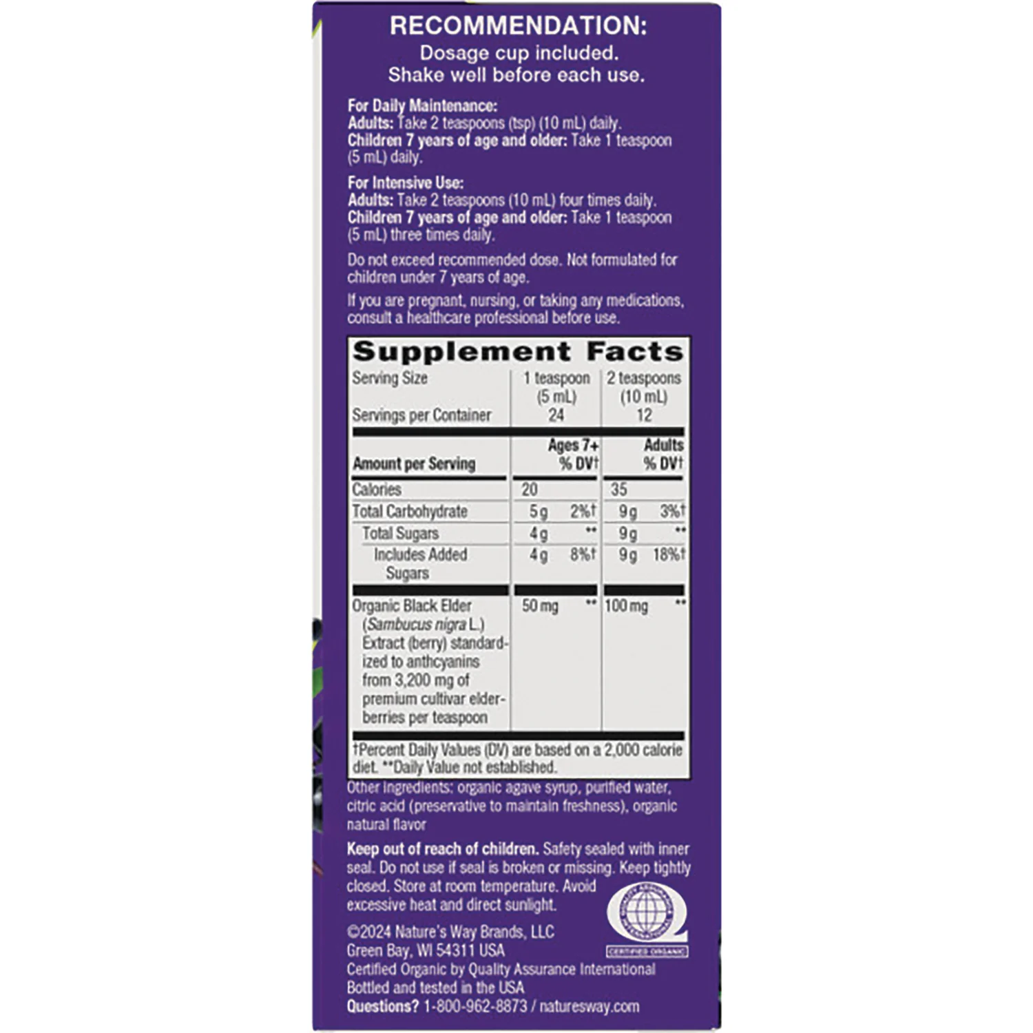 Sambucus Traditional Elderberry Immune Syrup - Image 2