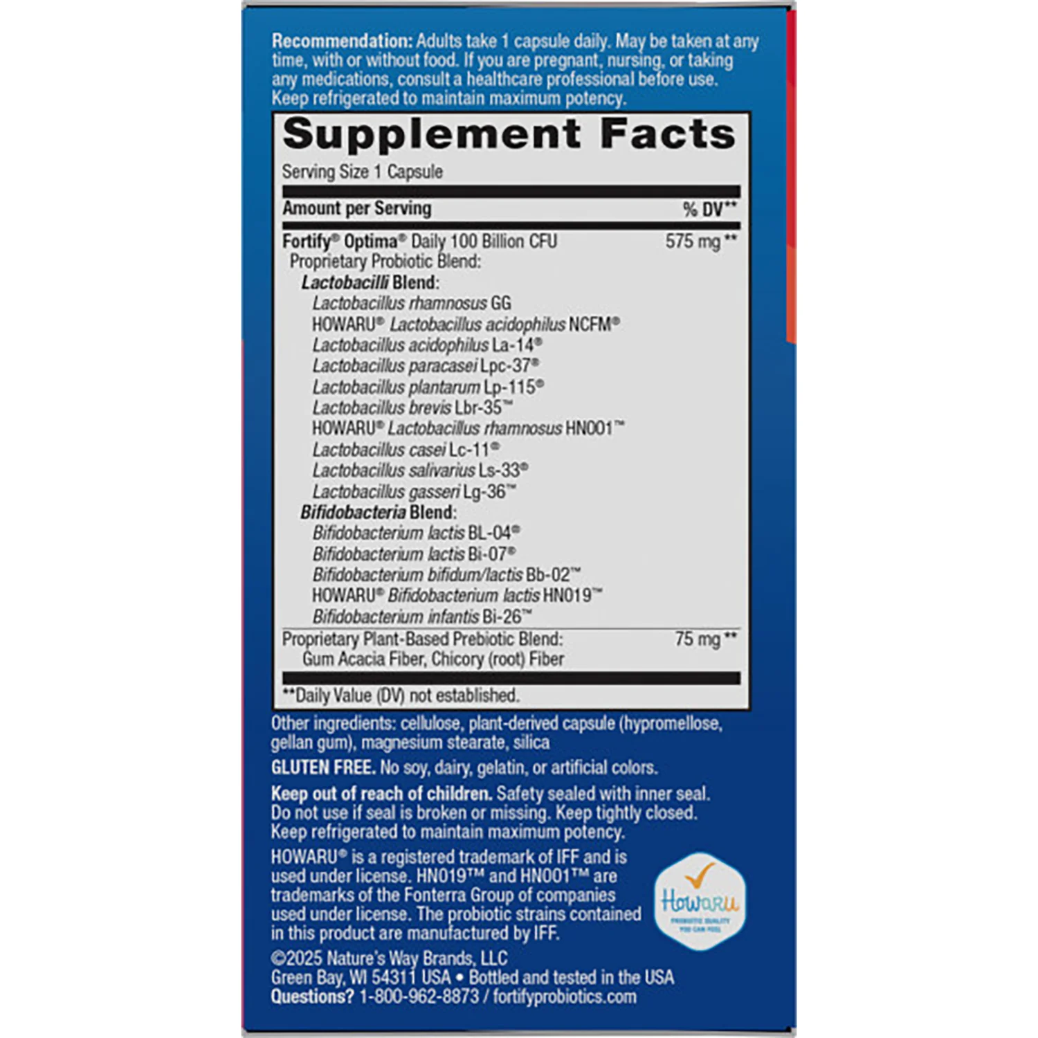 Fortifiy Optima Ultra Potency Pre + Probiotic - Image 2