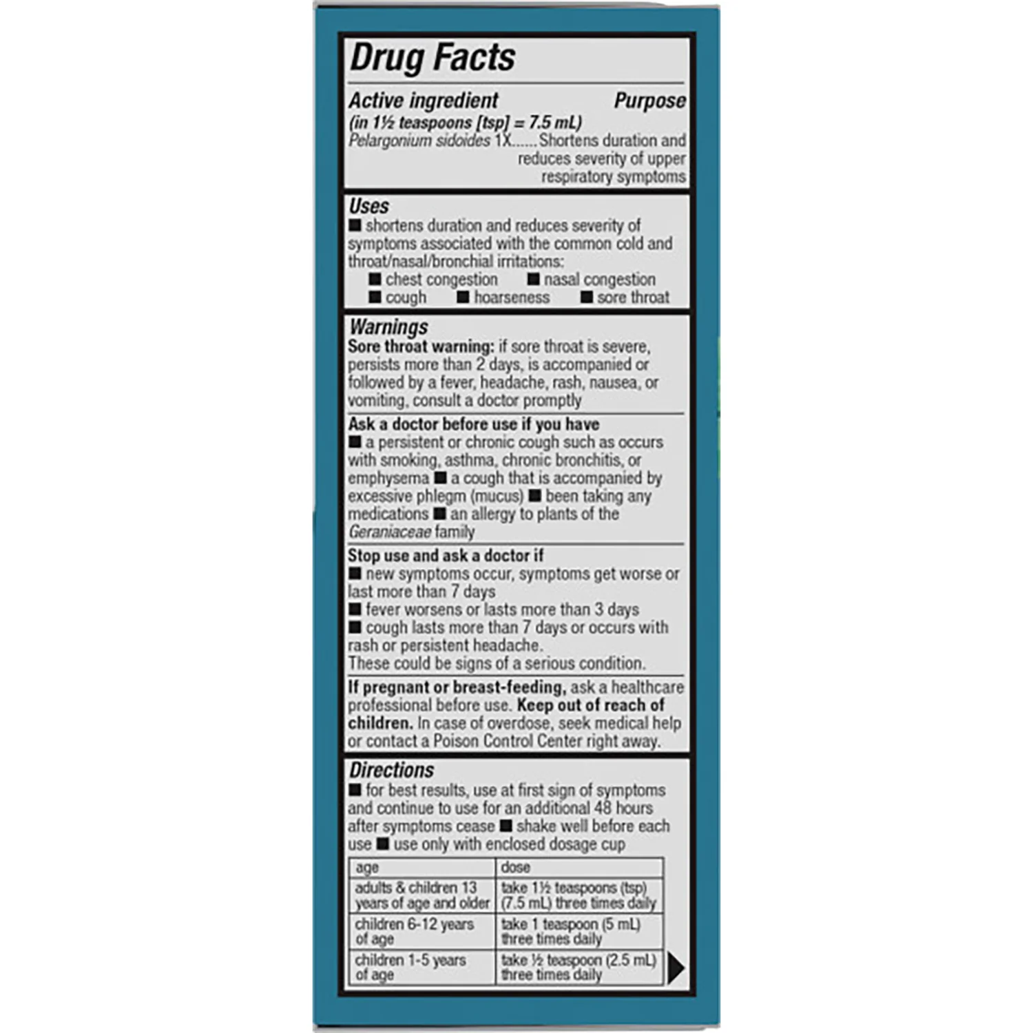 Umcka Cold Relief Syrup - Cherry - Image 2
