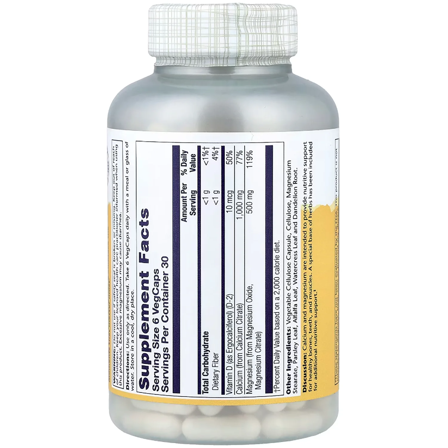 2:1 Ratio Cal-Mag Citrate with Vitamin D-2 - Image 2