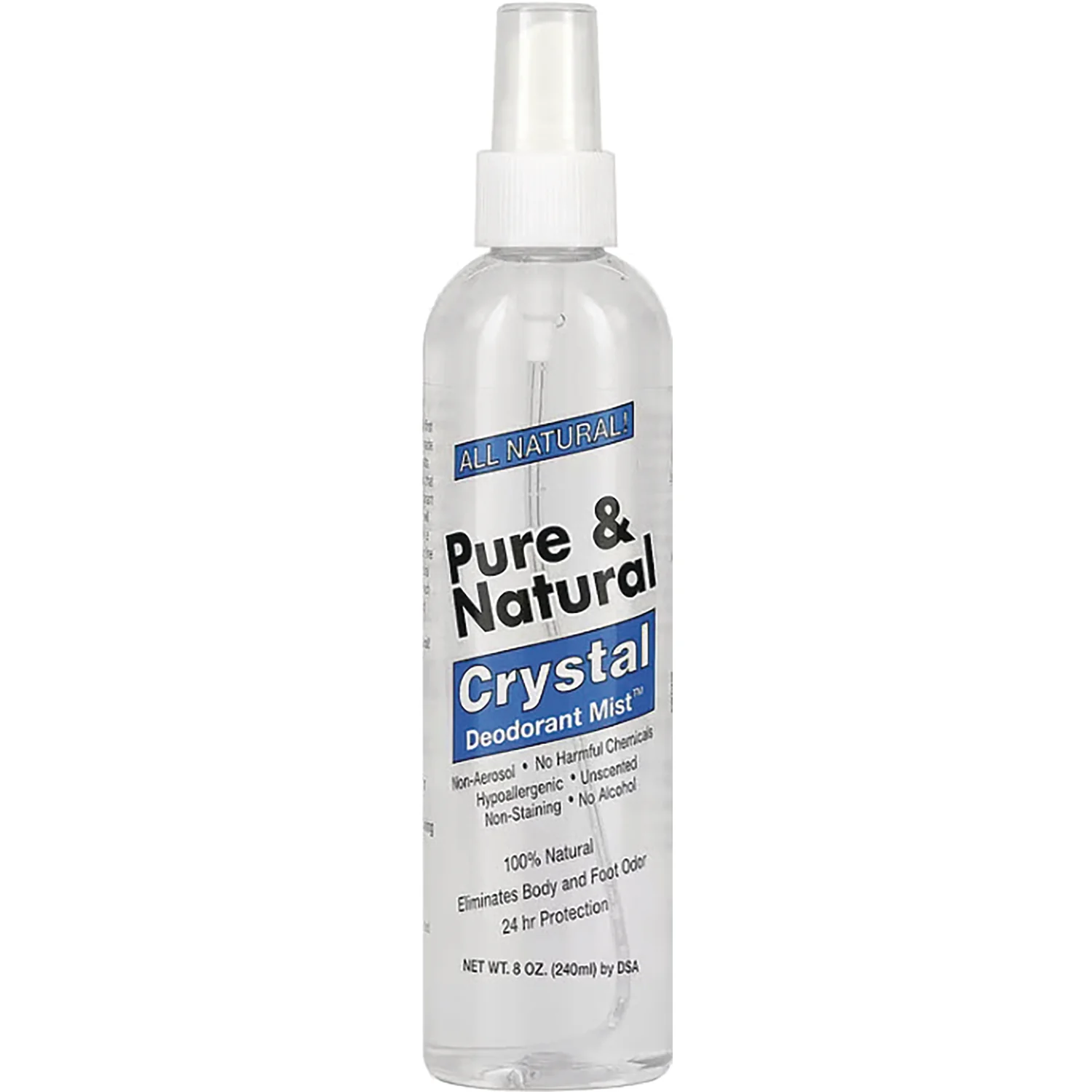 Pure & Natural Crystal Deodorant Mist - Unscented